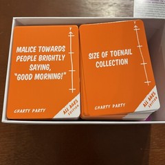 Charty Party! Hilarious Party Game ALL AGES Edition Complete In Box