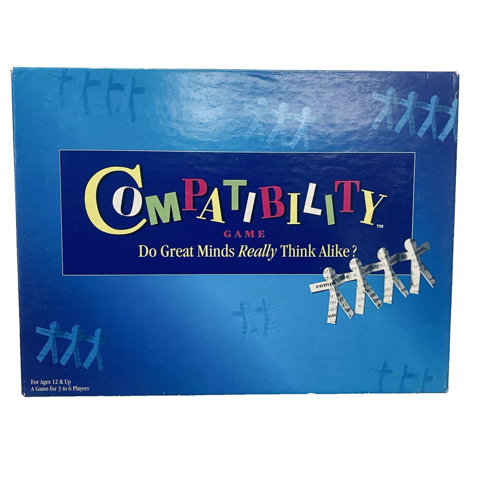 Compatibility Family Board Game Mattel Age 12 and Up 3-6 Players COMPLETE