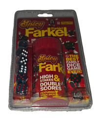 Spicy Farkel (Farkle) Family Dice Game High Stakes & Double Scores – New/Sealed