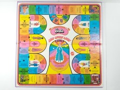 Vintage 1970 Mattel MISS LIVELY LIVIN Barbie Doll Board Game 99% COMPLETE, CLEAN