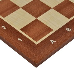 Professional Tournament Wooden Chess Boards, No. 5 – Inlay (2″, Notation)