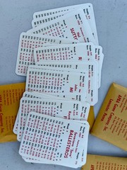 Vintage APBA Golf Game Lot – 7 packs of cards – 7 Courses and more