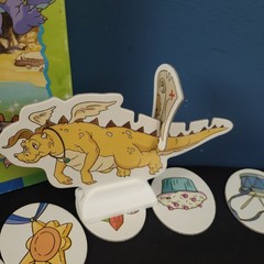 DRAGON TALES Matching Game vintage 2000 Milton Bradley missing instructions