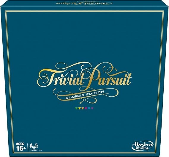Trivial Pursuit Classic Edition Board Game for Adults and Teens Ages 16 and Up