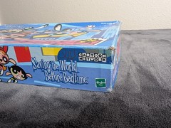 The Powerpuff Girls Saving The World Before Bedtime 2000 MB Vintage Board Game.