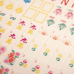 Maison Lude Mahjong Tiles – Cirquejong, 160 Tiles + Carrying Case Cirquejong!