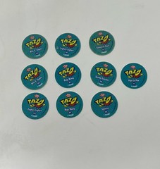 Lot Of 10 Pogs Tazos 1995 Looney Tunes Vintage Chetoos Sabritas