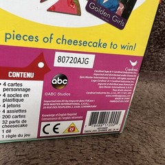The Golden Girls Any Way You Slice It Party Game Spinmaster Cardinal Cheesecake