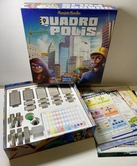 Days of Wonder Quadropolis by Frangois Gandon City Building Fun Board Game