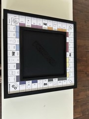 Monopoly | Pottery Barn Luxury Edition | Low-Profile Wooden Black Version