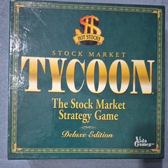 Stock Market Tycoon The Strategy Board Game Deluxe Edition, New in open box