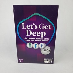 Let’s Get Deep BFF Edition Question Game NEW Factory Sealed
