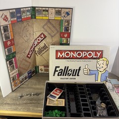 Fallout Monopoly Collector’s Edition Hasbro 2015 Complete Family Game Night