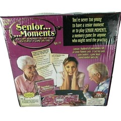 Senior Moments Game Family Party Humorous Memory Age 12 and Up New Sealed