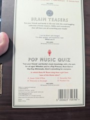 RIDLEY’S GAMES TRIVIA SET 3-in-1 Trivia Set MOVIE BUFF BRAIN TEASERS POP MUSIC