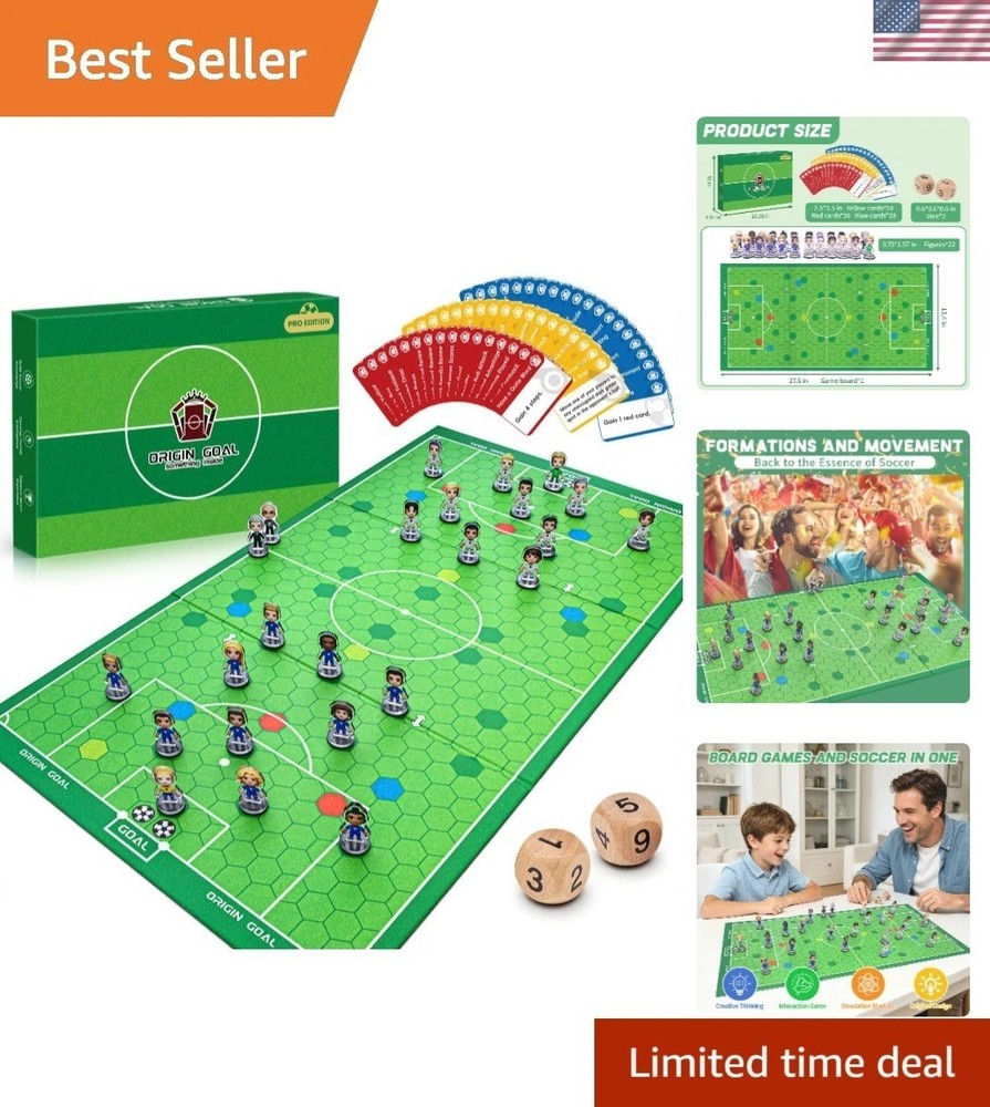 Ultimate Soccer Board Game Set – Fun for Birthdays and Christmas Gifting
