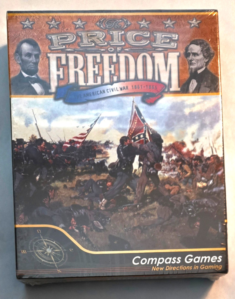 The Price of Freedom American Civil War 1861-1865 Compass Games NEW Sealed