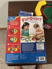 Think Fun Flip Over Game 2009 Educational Animals Words OT/PT Teaching Complete