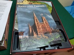 Krieg und Frieden (Board Game 1999) Strategy Medieval Political, Complete,