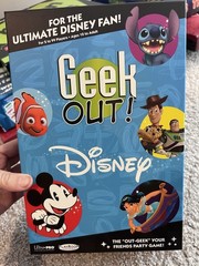 USAopoly Geek Out! Disney Party Trivia Game Dice 2+ Players Ages 10+ 2019
