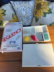 Sequence Travel Version Game of Strategy 1994 Jax Ltd Gently Used No instruction