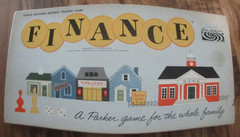 VINTAGE 1962 Finance Board Game Parker Brothers EUC Free Shipping