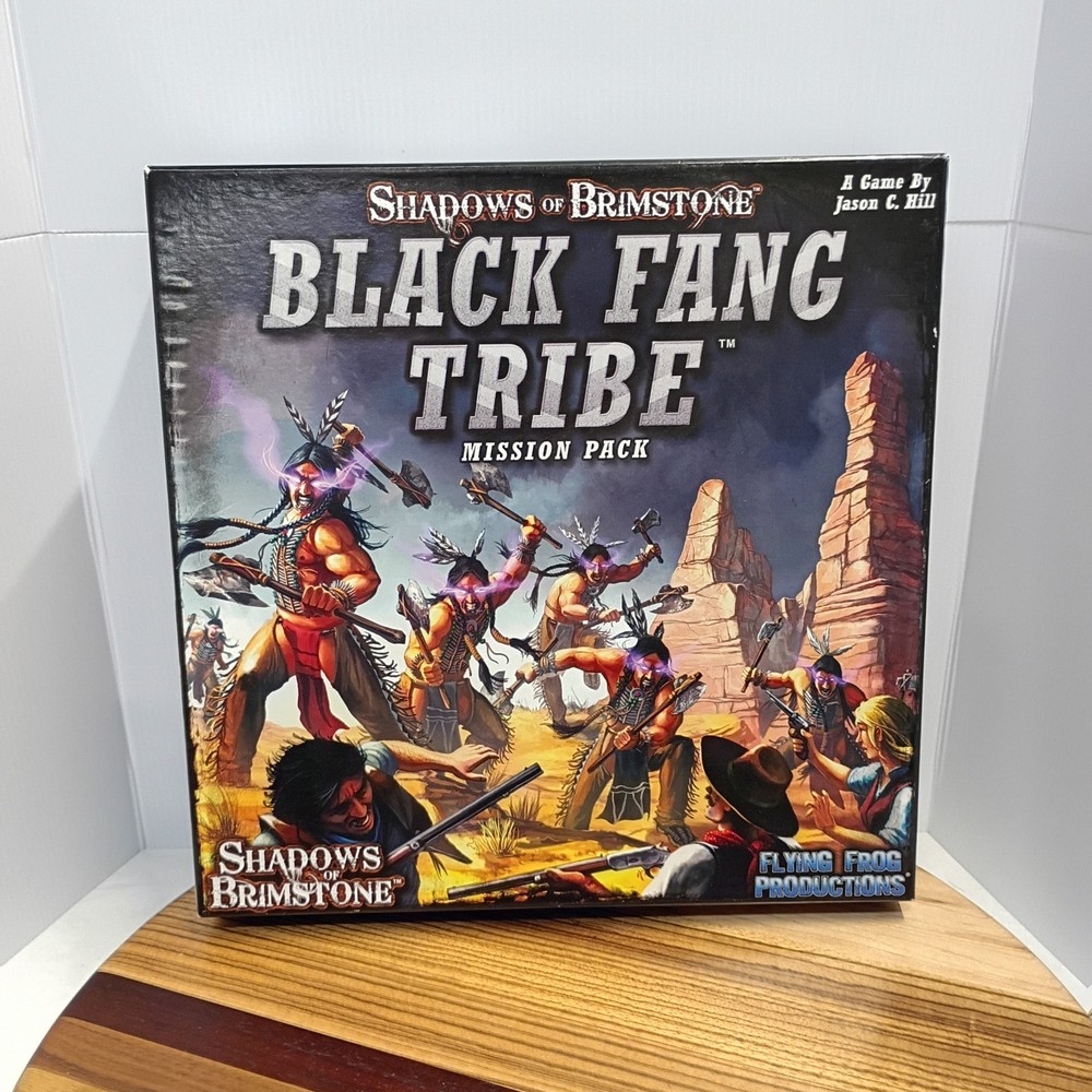 Flying Frog Boardgame Mission Pack – Black Fang Tribe Box New Open Box