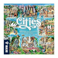Cities City Building Board Game for 2 to 4 Players Ages 10 and Up