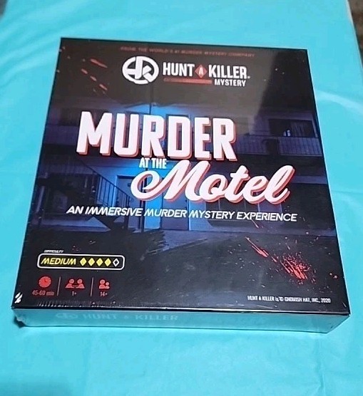 Hunt A Killer Murder at The Motel Mystery Game Board Game 14+ New