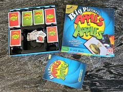 APPLES TO APPLES Big Picture Board Game 2012 Mattel Games Factory