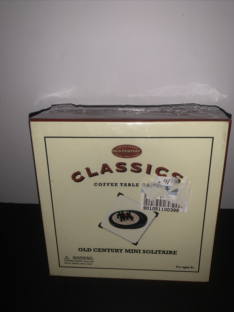 Old Century CLASSICS – Mini Solitaire Coffee Table Game – New Sealed