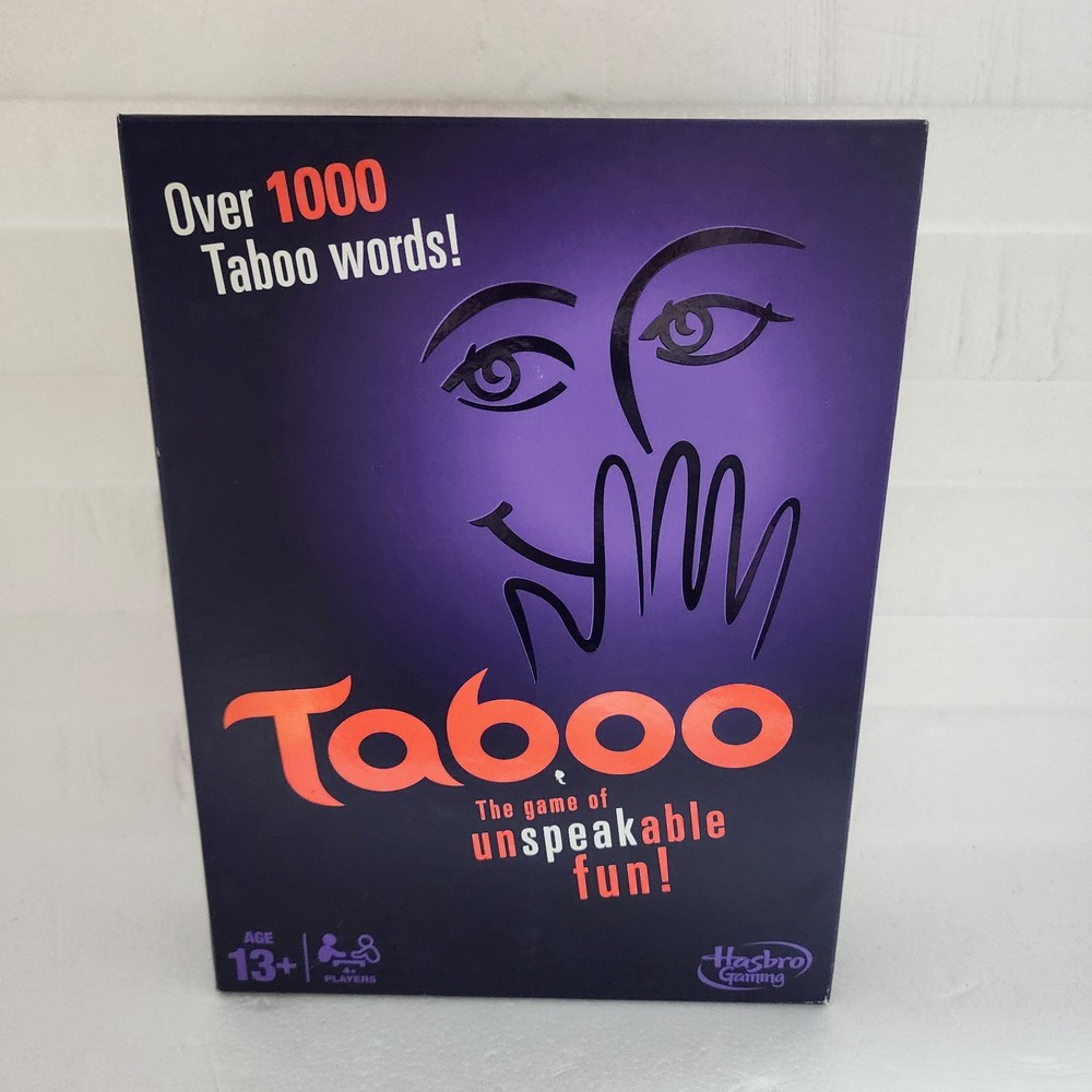 Hasbro Taboo: The Game of Unspeakable Fun! Party Game New Board Game Adult Teen