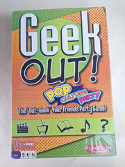 Geek Out Pop Culture 2014 Party Game Night Playroom Brand New Sealed