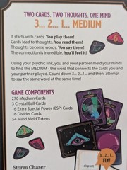 MEDIUM A Mind Reading Party Game by Greater Than Games 100% COMPLETE 2019