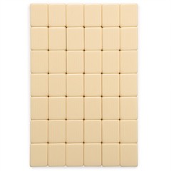 American Mahjong Set, “Ivory Stripes” – 166 Tiles with Beige Soft Case