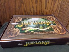 Jumanji the Game Real Wooden Box Edition of the Classic Adventure Board Game