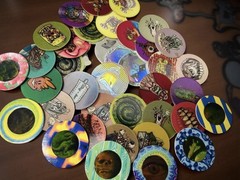 90 ’s POG Collection – Lot of 75 POGs w Two Slammers