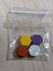 4x VP / 4x Income Markers 2018 Brass Birmingham Replacement Pieces Parts Roxley