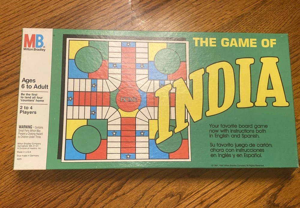 Sealed The Game of India Milton Bradley Vtg Board Game India 4225 Like Pacheesi