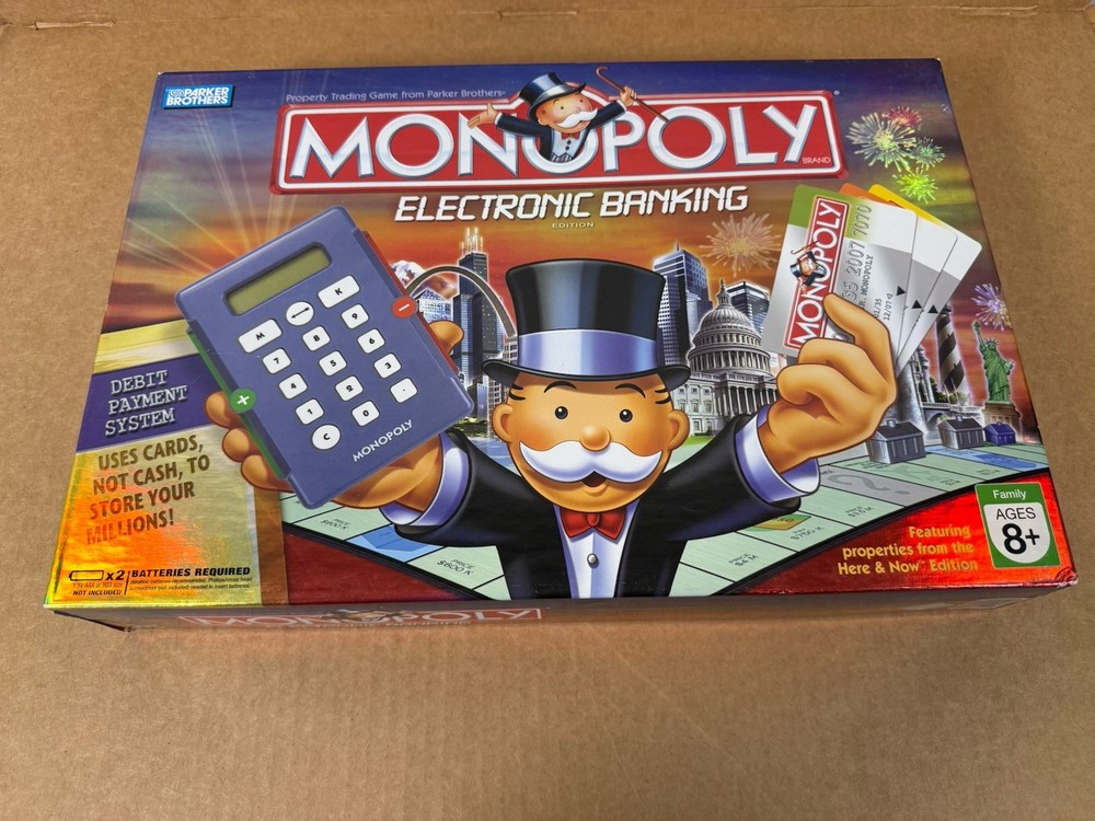 Monopoly Electronic Banking 2007 Board Game Complete Banking Unit