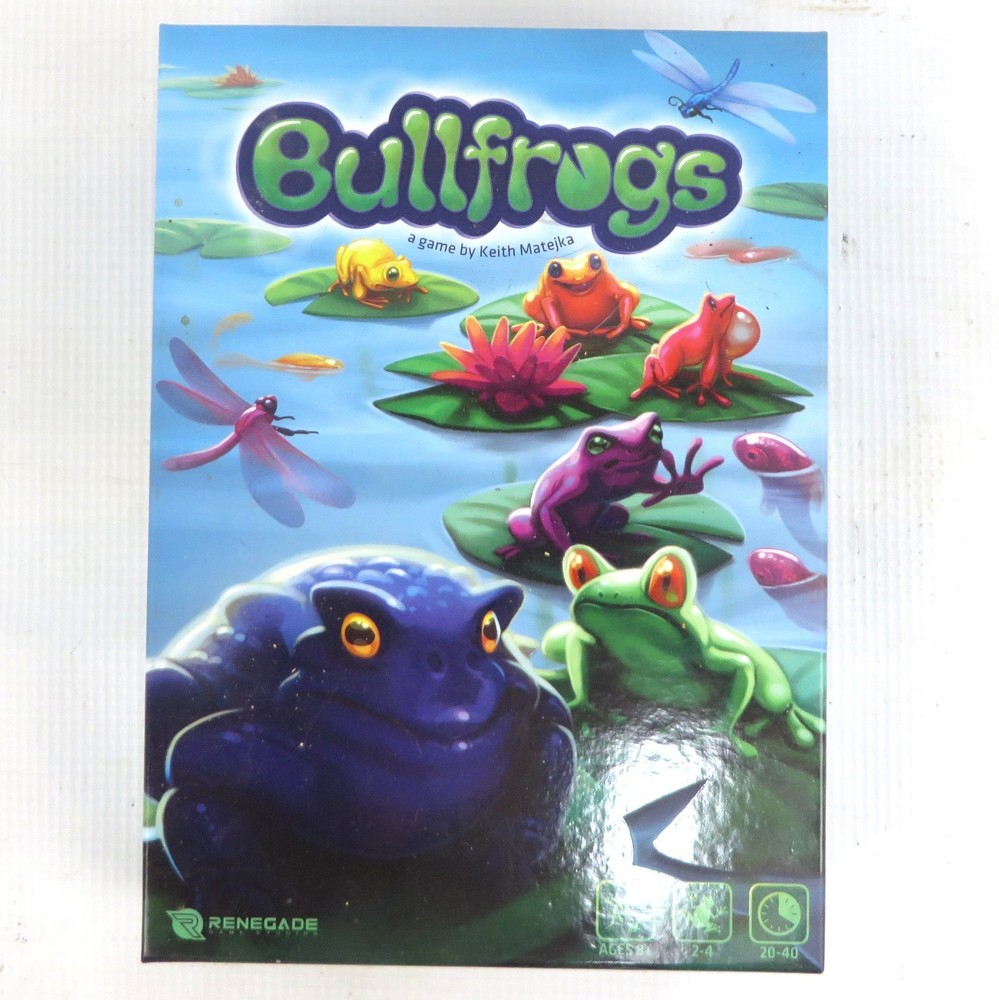 BULLFROGS CARD GAME 20-40 Minutes Renegade Studio 2-4 Players Complete Ages 8+