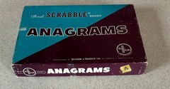 ANAGRAMS Tile Game (Vintage Selchow & Righter) — 1962 Complete In Box
