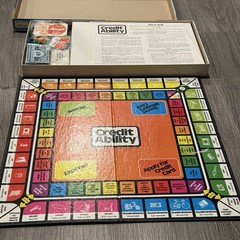 Vintage Credit Card Board Game Credit Ability Board Game The Ungame Co. 1980
