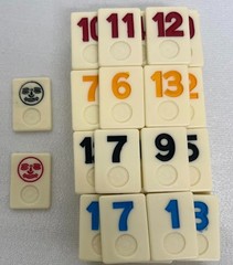 RUMMIKUB Fast Moving Rummy Tile Game – Pressman 1990 – 100% Complete & MINT!