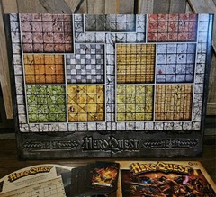 Avalon Hill HeroQuest Game Screen Rulebook Quest Book Cards Gameboard Character
