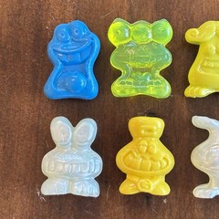 SET of Skinny Bombers Gogo’s Crazy Bones USA version set of 8 Figures