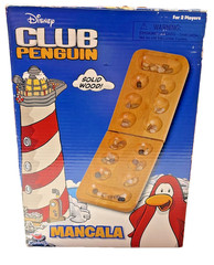 Disney Club Penguin Mancala Wooden Board Game by Cardinal #64157 47 – Stones SEE