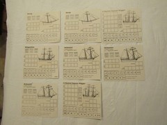 Avalon Hill 1991: BLACKBEARD – Game of Piracy in the Golden Sail Age (PUNCHED)
