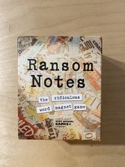 Ransom Notes: The Ridiculous Word Magnet Party Game (RO)