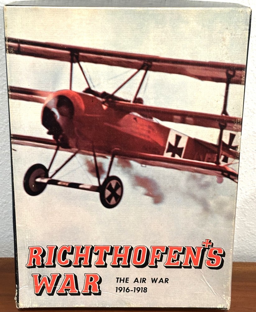 Richthofen’s War Board Game Avalon Hill 1972 The Air War 1916-1918 Complete